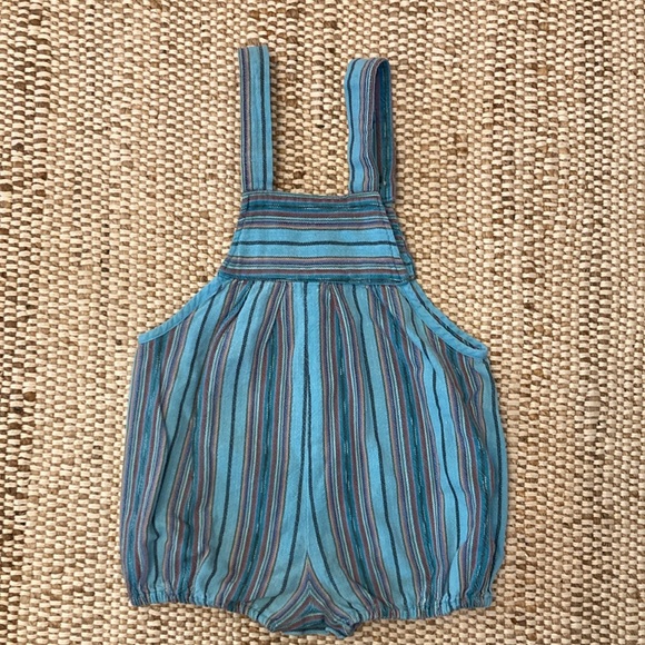 Vintage Guatemalan Child Toddler Romper Overall 2T Unisex Y2K - Picture 4 of 10